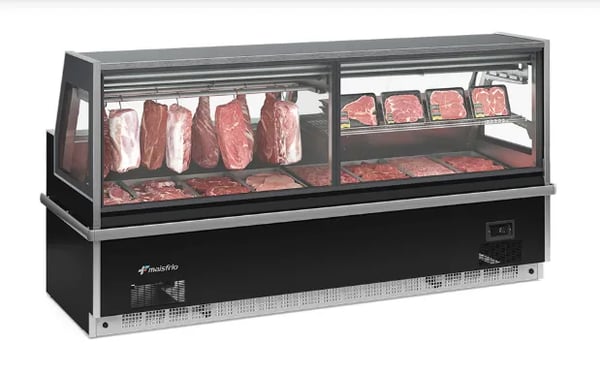 VITRINE ATENDIMENTO REFRIGERADA AÇOUGUE-ESTÁTICO MFAE-1875/ MAIS FRIO