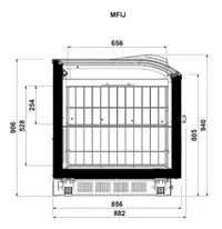 EXPOSITOR HORIZONTAL ILHA CONJUGADA MFIJ-2500/ MAIS FRIO