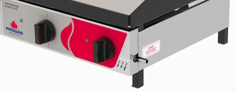 CHAPA BIFETEIRA A GÁS PR-650 G STYLE