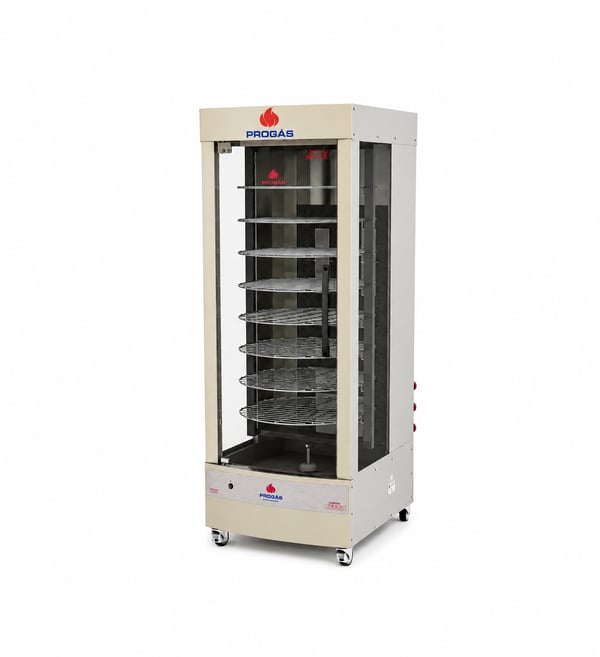 MAQUINA DE ASSAR FRANGO GIRATÓRIO A GÁS  PRP-482 G5/ PROGAS