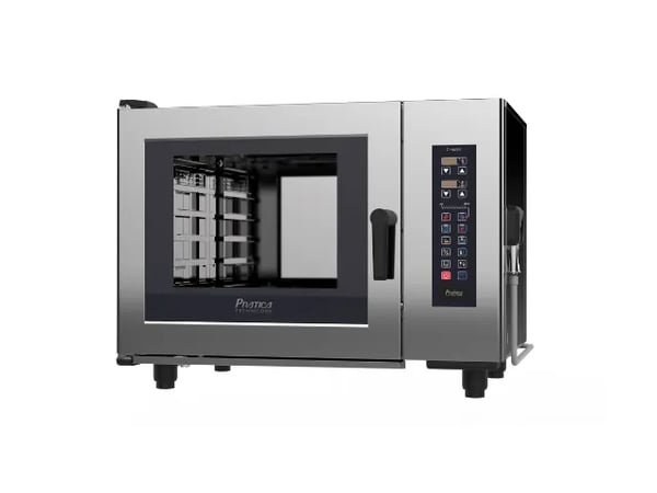FORNO COMBINADO PRÁTICA LINHA C-MAX 06 HIGIENIZAÇÃO SEMI AUTOMÁTICA ELÉTRICO