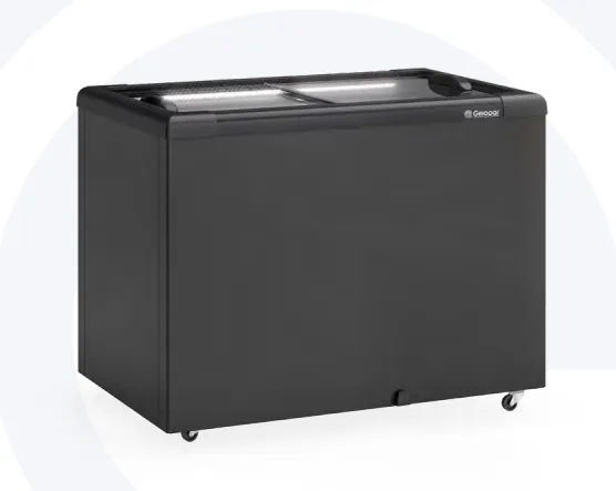 CONSERVADOR PLANO VIDRO RETO DESLIZANTE GHD-300-L-PR/GELOPAR