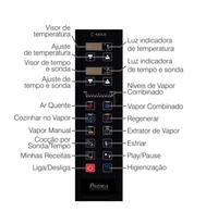 FORNO COMBINADO PRÁTICA LINHA C-MAX 10 HIGIENIZAÇÃO SEMI AUTOMÁTICA ELÉTRICO