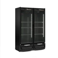 REFRIGERADOR/EXPOSITOR VERTICAL CONVENIÊNCIA GELOPAR GCVR-950 PR LB TOTAL BLACK