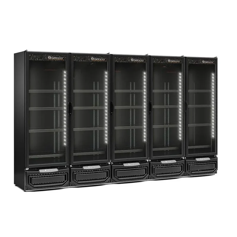 REFRIGERADOR CONVENIENCIA GELOPAR 2.492L GCVR-2500 PR LB TOTAL BLACK