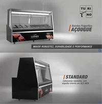 BALCÃO DE AÇOUGUE STANDARD TURINO GELOPAR GATS-200 COM DEPÓSITO